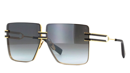 Occhiali sole uomo donna Luxury Balmain BPS-109D GLD BLK nuova collezione