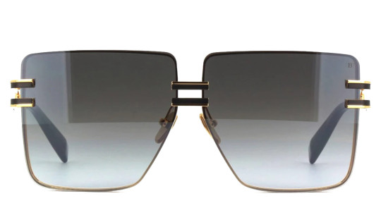Occhiali da sole uomo donna Luxury Balmain BPS-109D GLD BLK nuova collezione