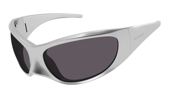 Occhiali da sole donna Luxury Balenciaga BB0252S silver grey (005) nuova collezione