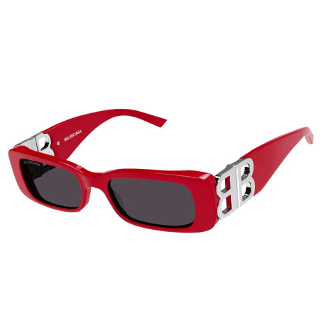 Occhiali da sole donna Luxury Balenciaga BB0096S red silver grey (015) nuova collezione 2