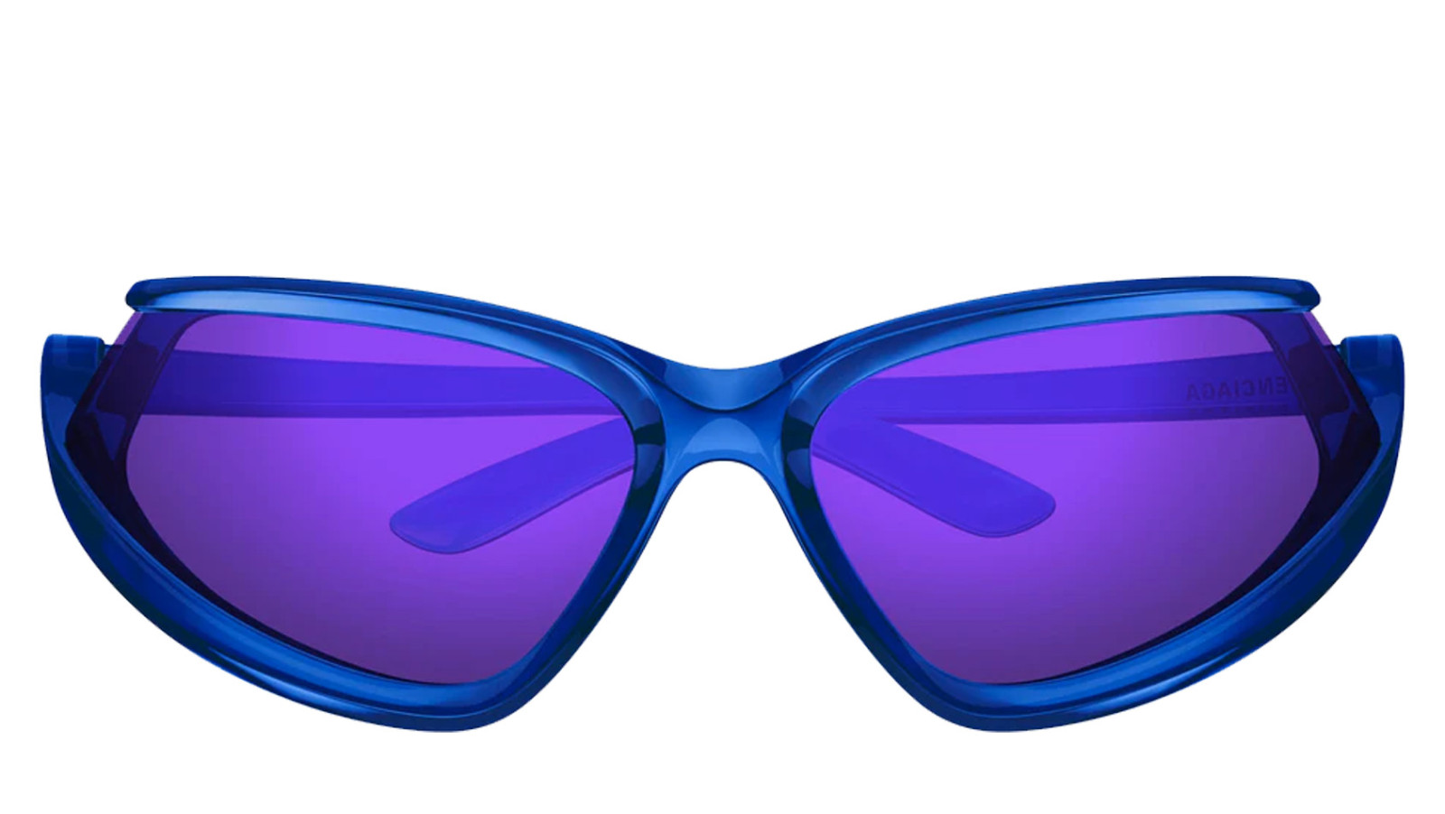 Occhiali da sole uomo donna Luxury Balenciaga BB0289S blue violet (004) nuova collezione