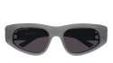 Luxury women s sunglasses Balenciaga BB0095S grey silver grey (015) new collection