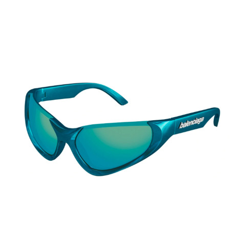 Occhiali da sole uomo donna Luxury Balenciaga BB0202S light blue (003) nuova collezione 2