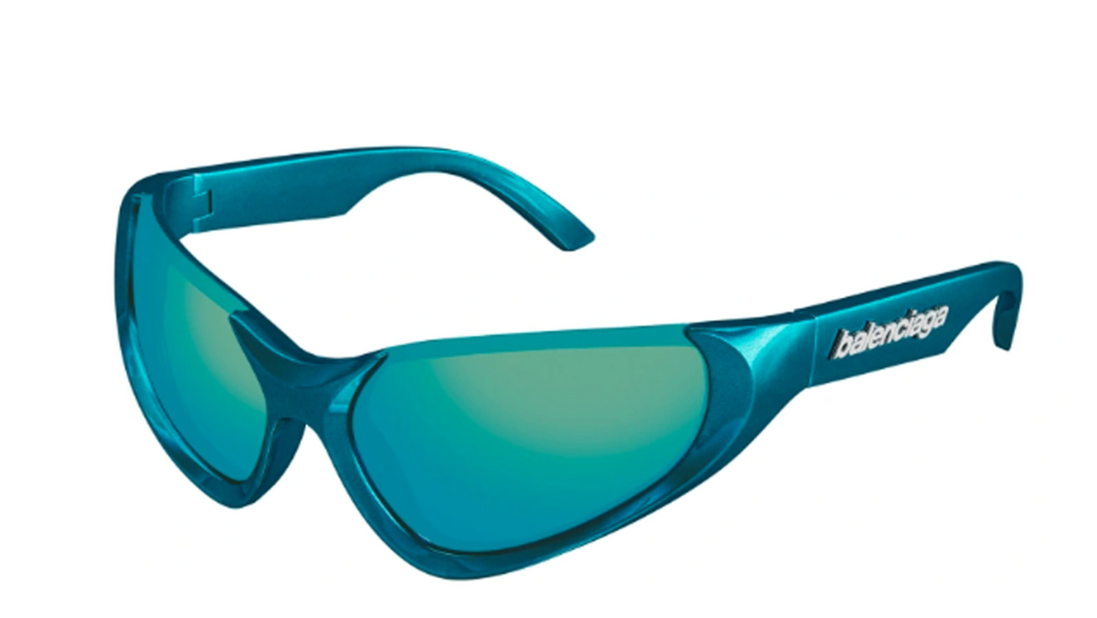 Occhiali sole uomo donna Luxury Balenciaga BB0202S light blue (003) nuova collezione