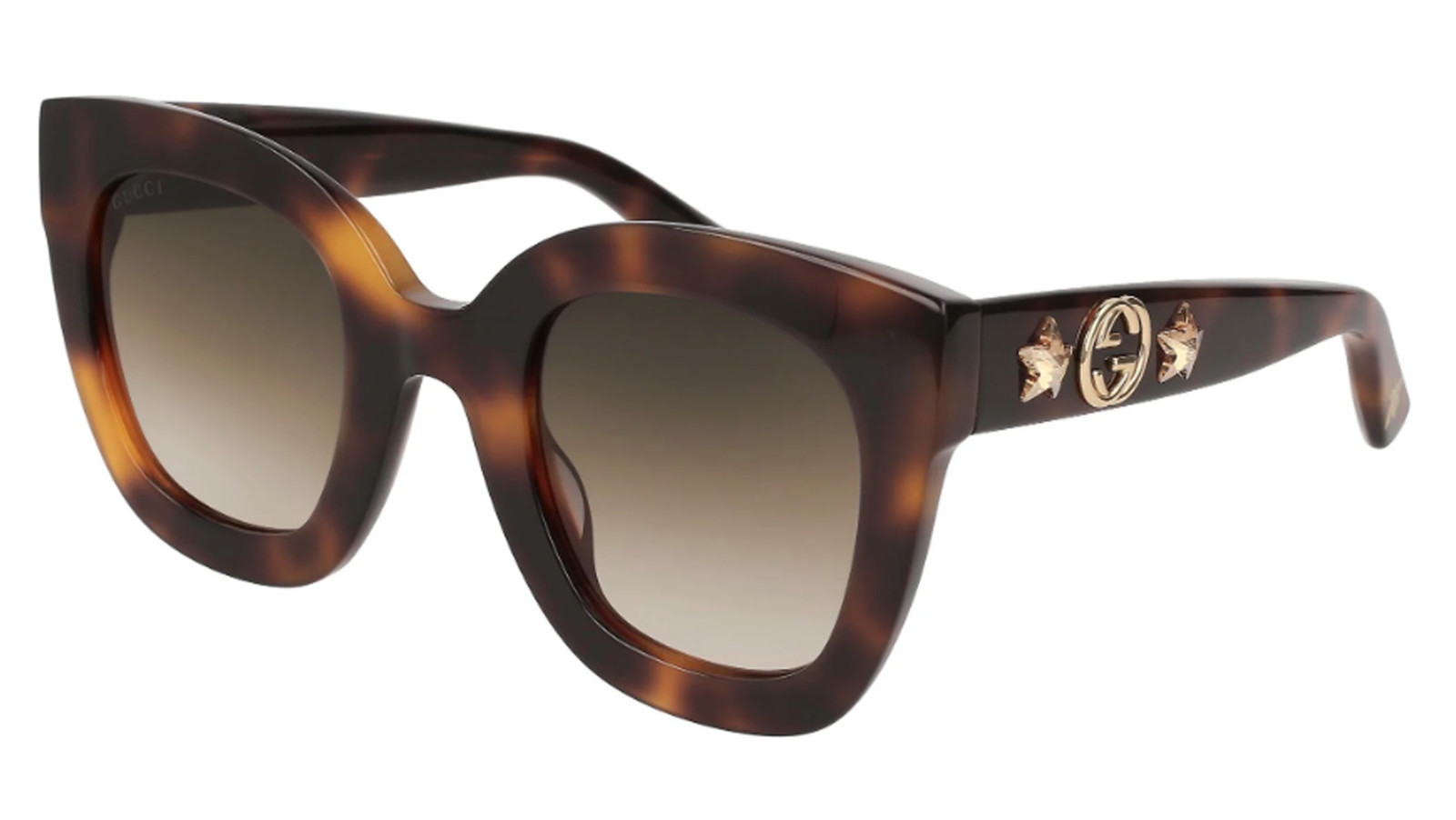 Occhiali da sole donna Luxury Gucci GG0208S havana brown (003) nuova collezione