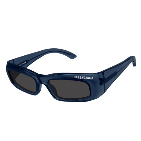 Occhiali da sole uomo donna Luxury Balenciaga BB0266S blue grey (004) nuova collezione 2
