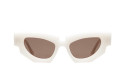 Luxury women s sunglasses Kuboraum Maske f5 WH BROWN new collection