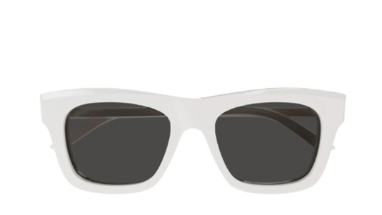 Occhiali da sole uomo donna Luxury Balenciaga BB0161S ivory grey (004) nuova collezione