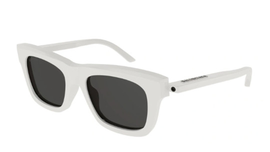 Occhiali da sole uomo donna Luxury Balenciaga BB0161S ivory grey (004) nuova collezione