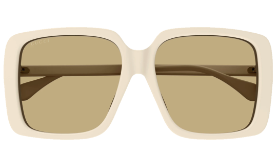 Luxury women s sunglasses Gucci GG0567SAN Ivory Brown (006) new collection