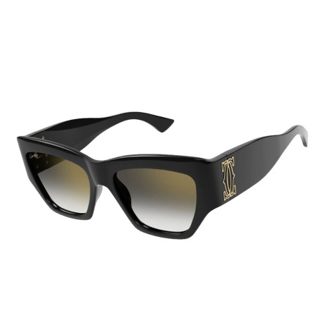 Luxury women s sunglasses Cartier CT0435S Black Grey (001) new collection 2