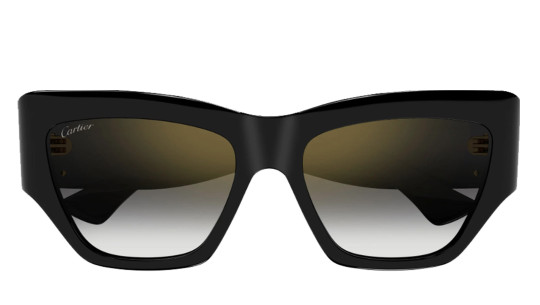 Occhiali da sole donna Luxury Cartier CT0435S black grey (001) nuova collezione