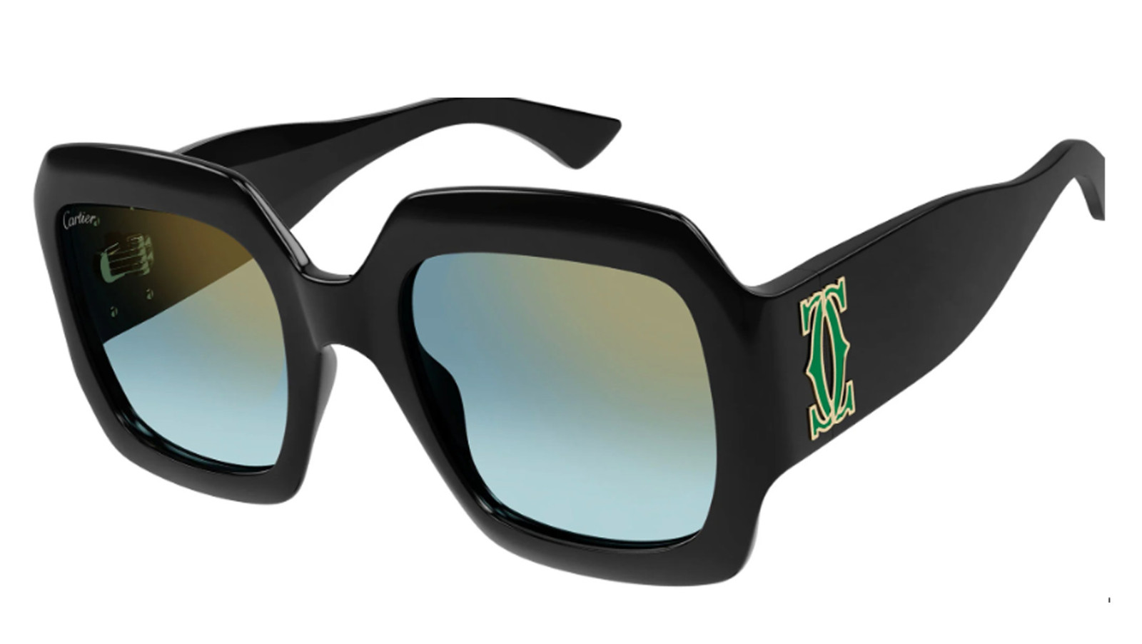 Luxury women s sunglasses Cartier CT0434S Black Green (003) new collection