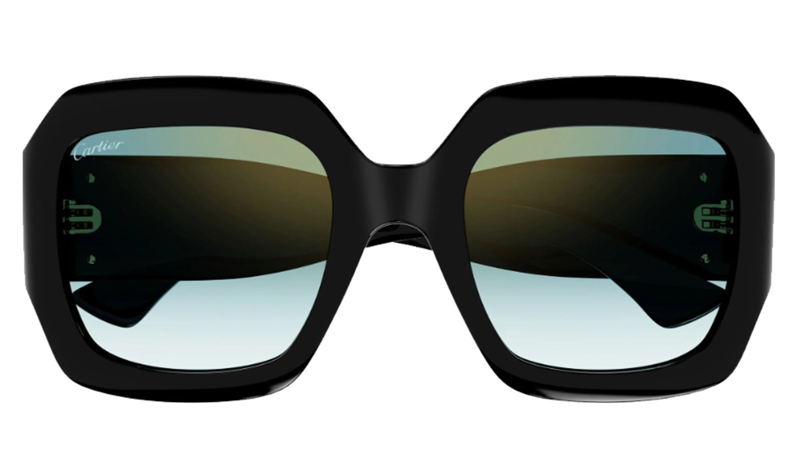 Luxury women s sunglasses Cartier CT0434S Black Green (003) new collection