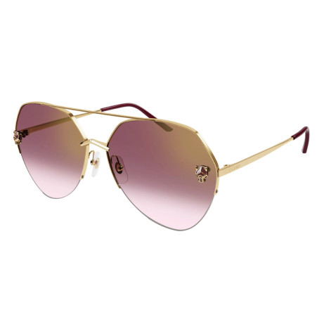 Luxury women s sunglasses Cartier CT0355S Gold Red (003) new collection 2