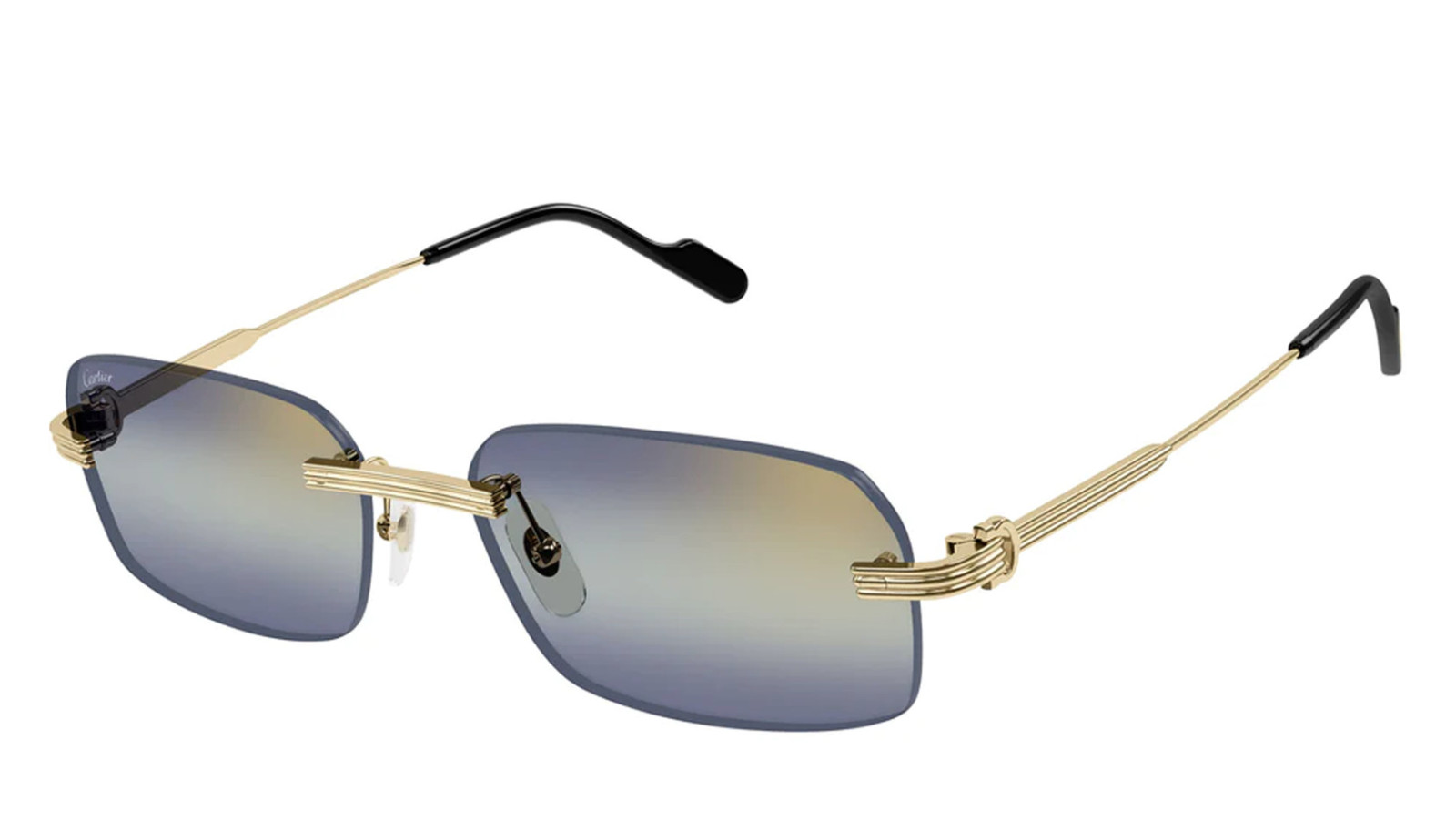 Occhiali da sole uomo Luxury Cartier CT0271S gold violet (006) nuova collezione