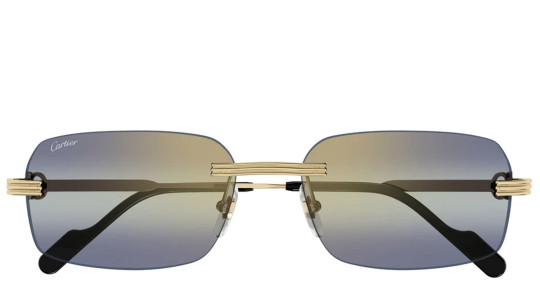 Occhiali da sole uomo Luxury Cartier CT0271S gold violet (006) nuova collezione Occhiali da sole uomo Luxury Cartier CT0271S gold violet (006) nuova collezione