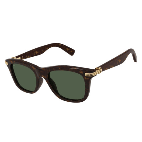 Occhiali da sole uomo Luxury Cartier CT0396S havana green (002) nuova collezione 2