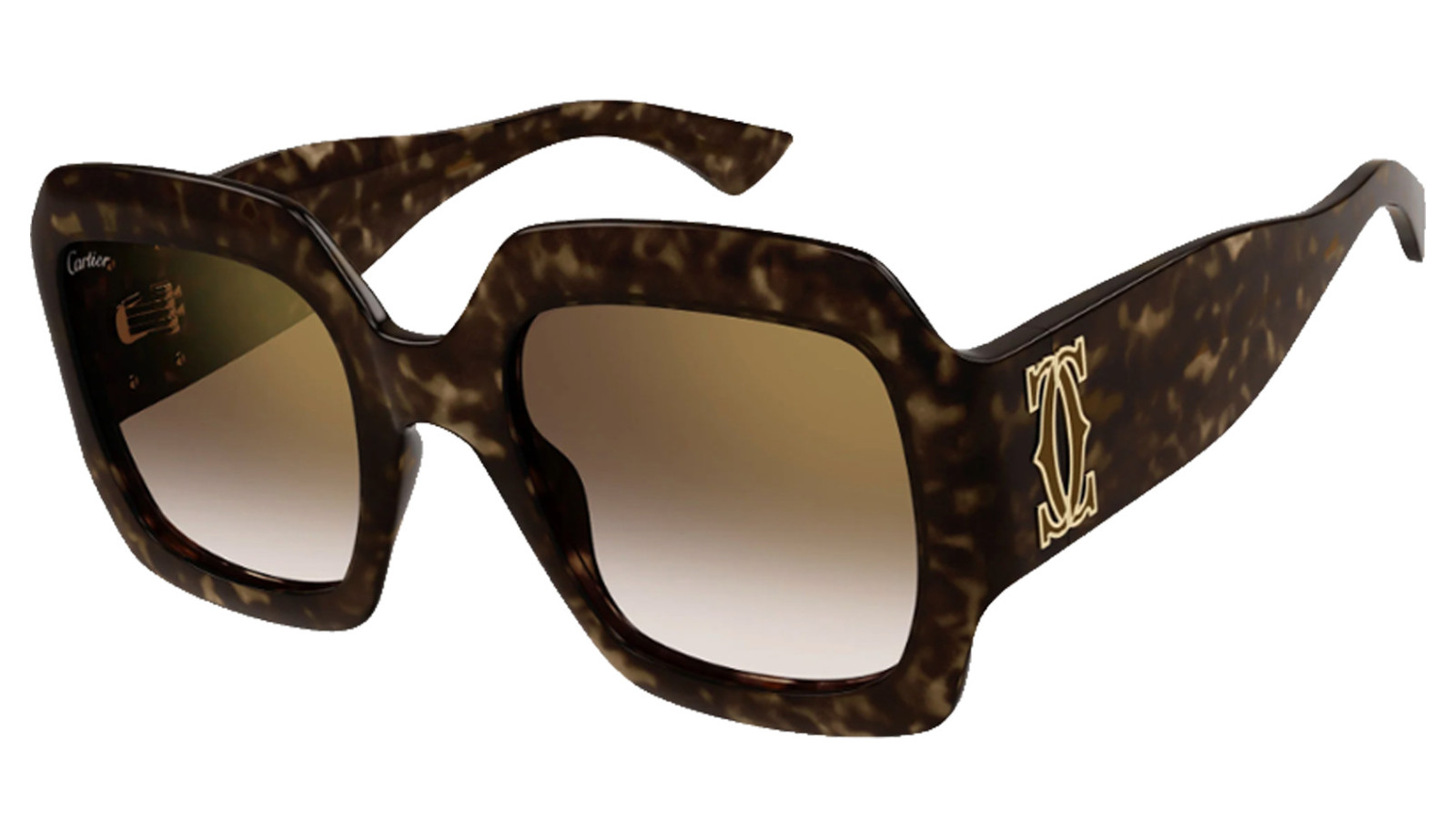 Luxury women s sunglasses Cartier CT0434S Havana Brown (002) new collection