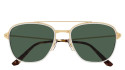 Occhiali da sole uomo Luxury Cartier CT0326S gold green (002) nuova collezione