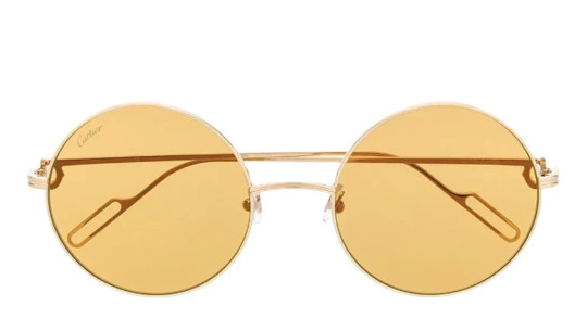 Occhiali da sole donna Luxury Cartier CT0249S gold yellow (004) nuova collezione