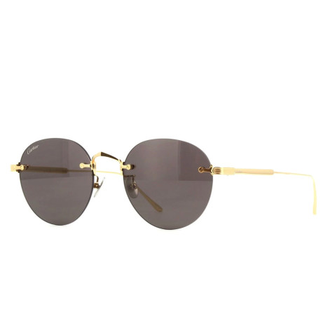 Occhiali da sole uomo Luxury Cartier CT0393S gold grey (002) nuova collezione 2