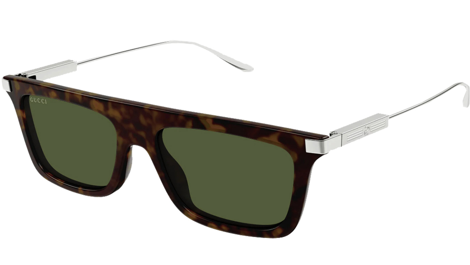 Occhiali da sole uomo Luxury Gucci GG1437S silver green (002) nuova collezione